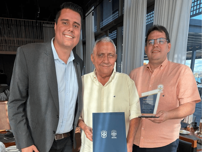 Gestão da FFP é homenageada pela CBF Academy em Brasília